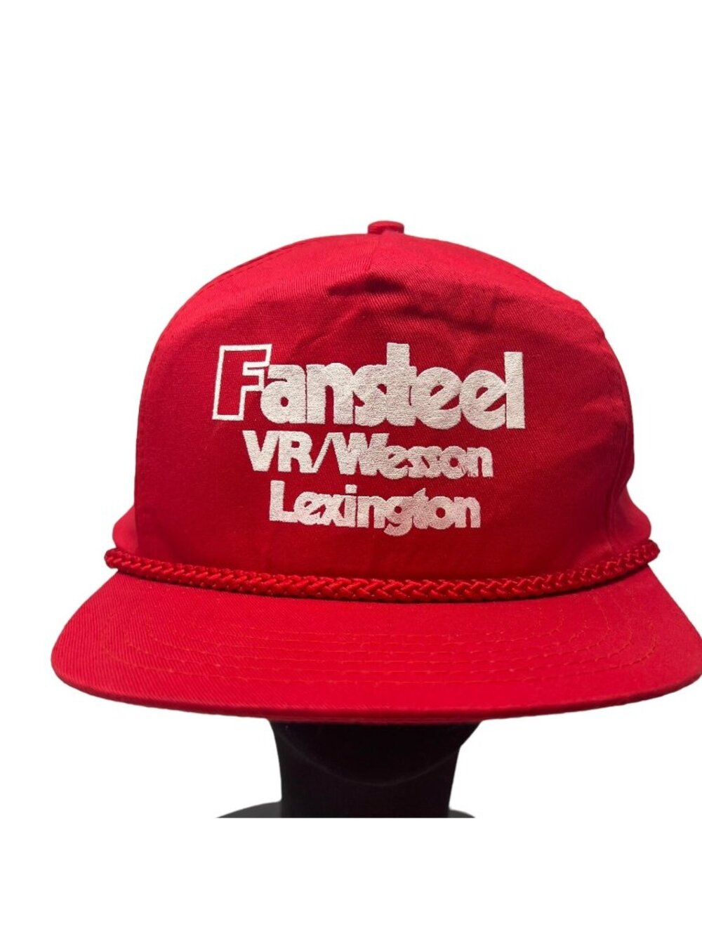Fansteel WR Wesson Lexington Plant Vintage Rope Hap Cap Snapback Manufacturing